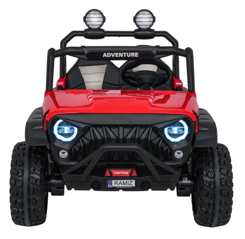 Auto na akumulator Pojazd Terenowy PASSION 4x4 Czerwony