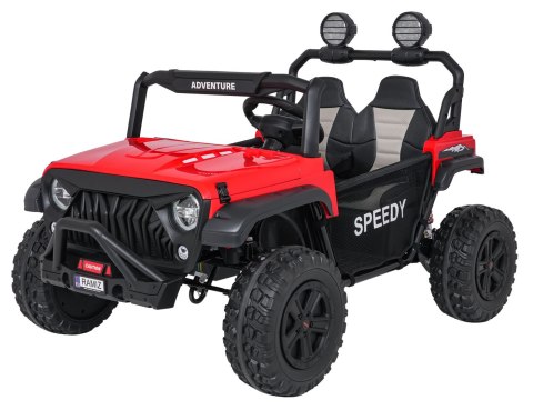 Auto na akumulator Pojazd Terenowy PASSION 4x4 Czerwony