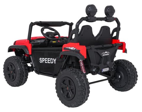 Auto na akumulator Pojazd Terenowy PASSION 4x4 Czerwony
