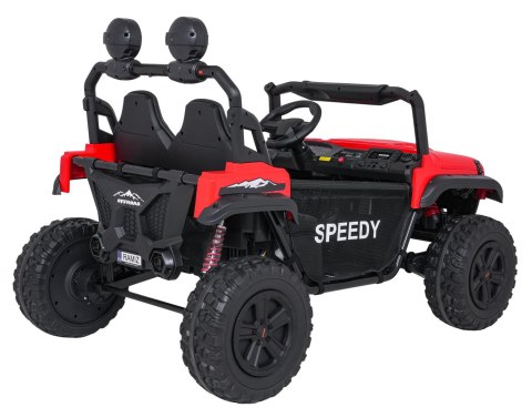 Auto na akumulator Pojazd Terenowy PASSION 4x4 Czerwony