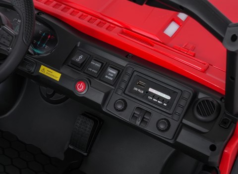 Auto na akumulator Pojazd Terenowy PASSION 4x4 Czerwony