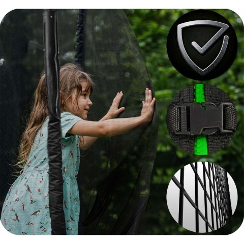 Trampolina ogrodowa 8ft/252cm z siatką zewnętrzną i drabinką Neo-Sport Trampolina ogrodowa 8ft/252cm z siatką zewnętrzną i drabinką Neo-Sport