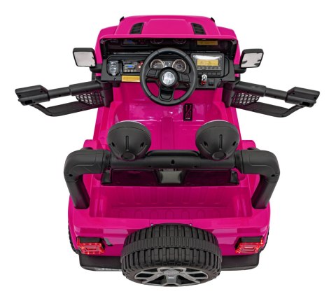 AUTO NA AKUMULATOR Jeep Wrangler Rubicon Różowy