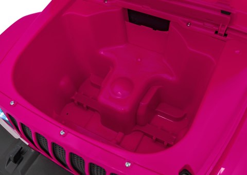 AUTO NA AKUMULATOR Jeep Wrangler Rubicon Różowy