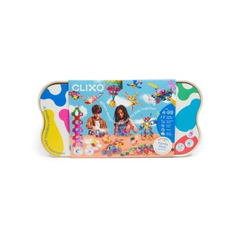 Klocki magnetyczne Clixo Family Pack 150 el. - zestaw 4+