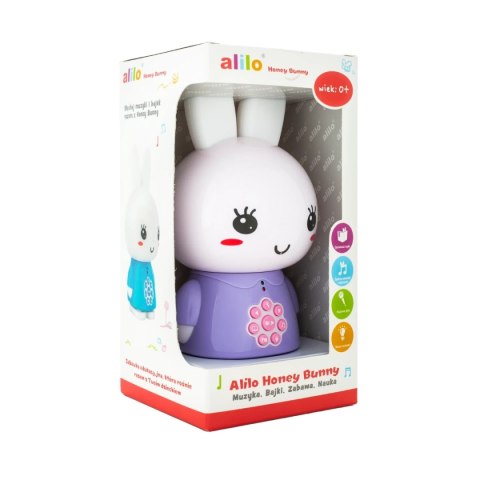 Króliczek Alilo Honey Bunny G6 PURPLE - fioletowy