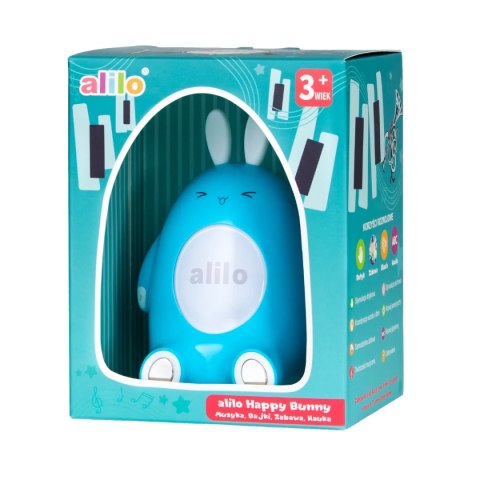 Alilo Happy Bunny P1 niebieski - interaktywny króliczek 3+