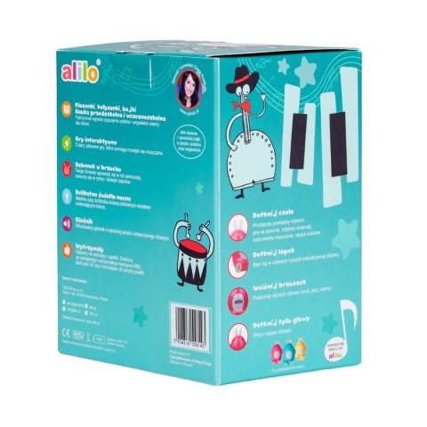 Alilo Happy Bunny P1 niebieski - interaktywny króliczek 3+