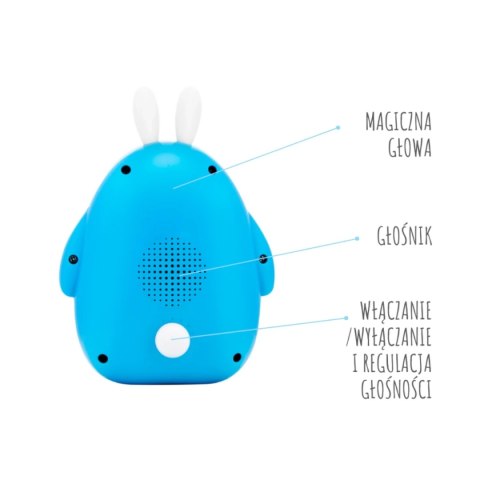 Alilo Happy Bunny P1 niebieski - interaktywny króliczek 3+