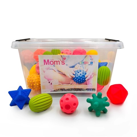 Piłeczki sensoryczne 45 elementów - Mom's Care od 6 miesięcy