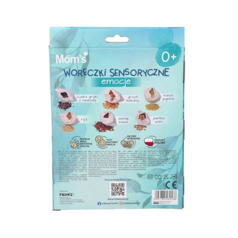 Woreczki sensoryczne Emocje 6 szt. - Mom's Care 12m+