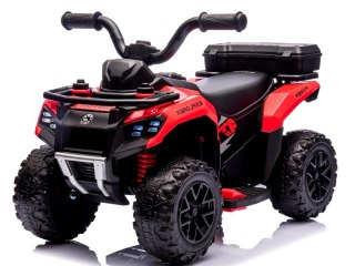 Quad J9 czerwony na akumulator, quady dla dzieci muzyka światło Akumulator litowo-jonowy