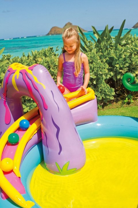 Dmuchany plac zabaw Dinozaury 333 x 229 x 112 cm INTEX 57135