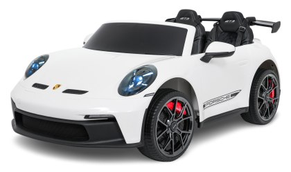 Licencjonowane Auto na Akumulator Porsche 911 GT3 24V 800W MOCY | Pilot, Białe