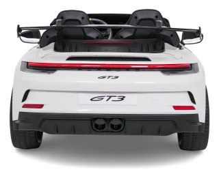 Licencjonowane Auto na Akumulator Porsche 911 GT3 24V 800W MOCY | Pilot, Białe
