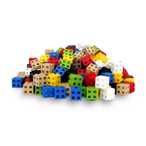 Klocki Meli Cube 50 elementów - konstrukcyjne sześciany 3+