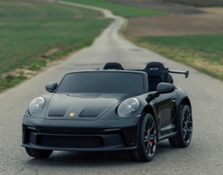 Auto na akumulator Porsche 911 GT3 Czarny | Moc 4x200W (800W) | Akumulator 24V 10Ah