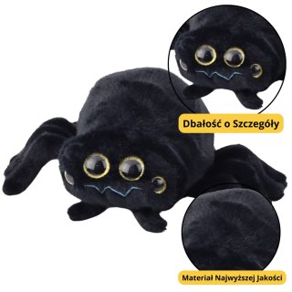 Pluszowa Maskotka Przytulanka Pająk Stawonóg Pajęczak Czarny 30cm