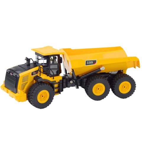 Wywrotka Transporter Zdalnie Sterowana RC Dźwięki 9CH 2.4G Żółta