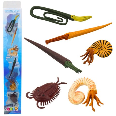 Zestaw Mini Figurki Morskie Stworzenia Prehistoryczne 6-9cm 6szt