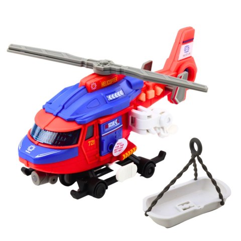 Helikopter Ratunkowy Nosze Hak Wciągarka Napęd Światła Dźwięki Mix