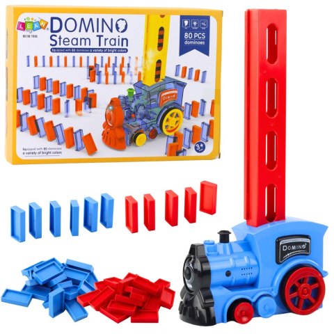 Elektryczna Lokomotywa Na Baterie Klocki Domino Para Wodna 80el
