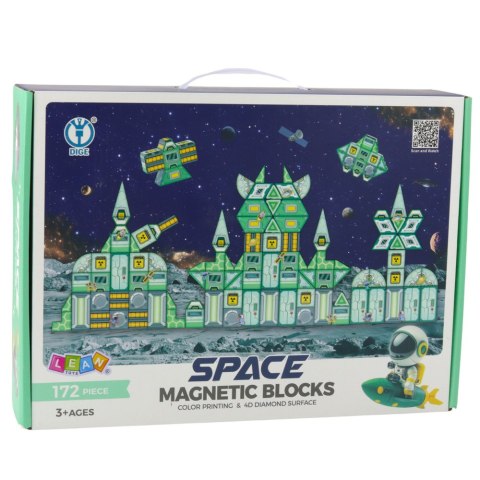 Klocki Magnetyczne Kosmos Stacja Kosmiczna 4D 172el