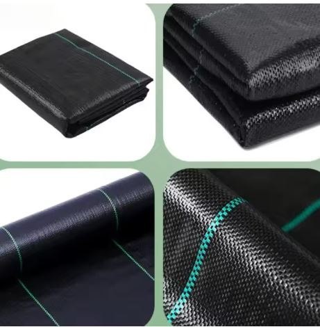 Agrotkanina Czarna 160cm x 50m UV 90g Antychwastowa Agrowłóknina + Kotwy