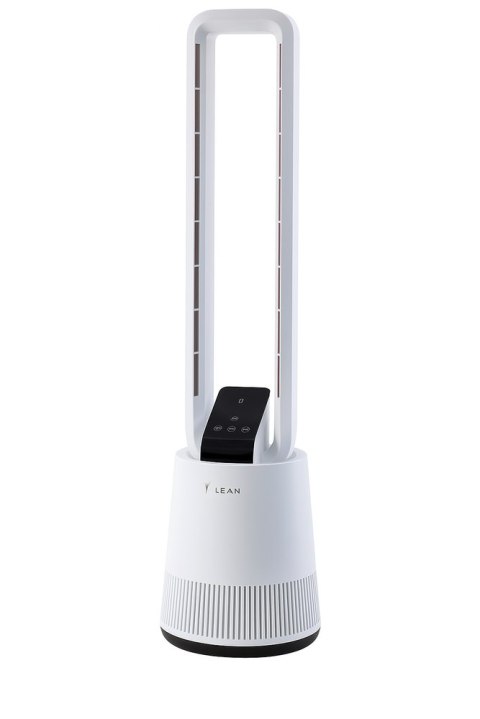Wentylator Bezłopatkowy Podłogowy Oscylacja Timer Wyświetlacz 45W LCD PILOT