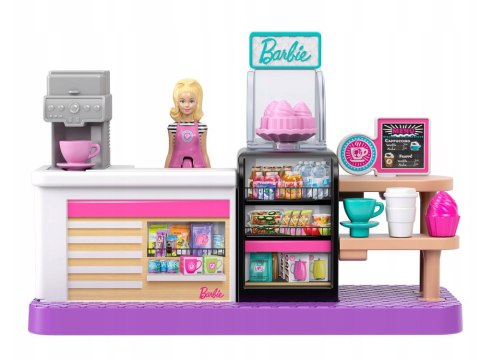 Mattel Mini Barbie Land Lalka cukierniczka + cukiernia i akcesoria ZA6041 C