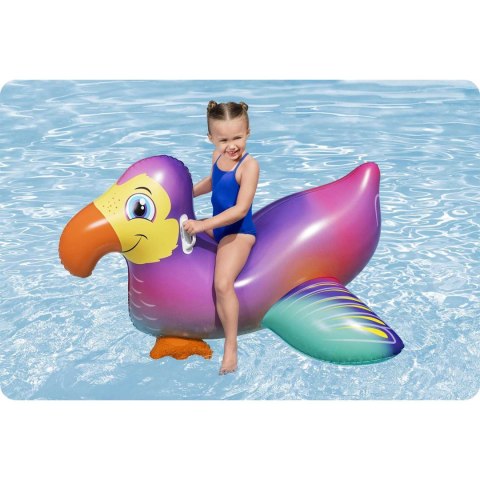 Dmuchany materac do pływania dla dzieci tukan wodny 141cm Bestway