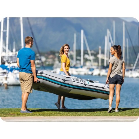 Ponton Mariner 3 wiosła + pompka 297 x 127 x 46 cm INTEX 68373