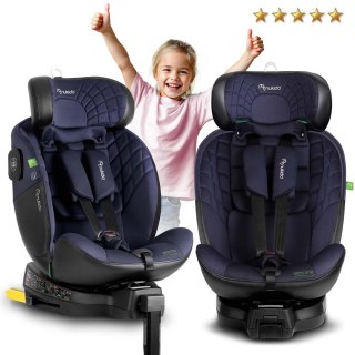 Fotelik samochodowy Nukido Aero Line czarno-granatowy 0-36 kg ISOFIX