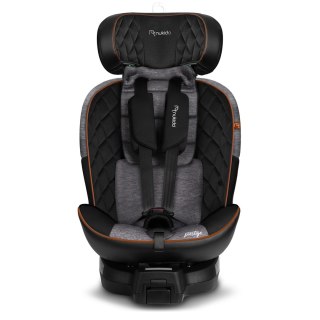 Fotelik samochodowy Nukido Prestige Line czarno-szary 0-36 kg ISOFIX