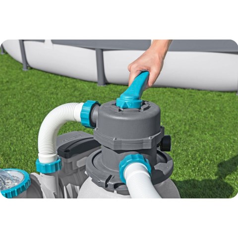 Pompa piaskowa do basenów + tabletki multifunkcyjne 6056 l/h Bestway 58497