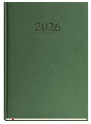 Terminarz 2026 A4 tygodniowy uniwersalny zielony