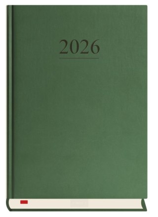 Terminarz 2026 A5 dzienny Menadżera zielony