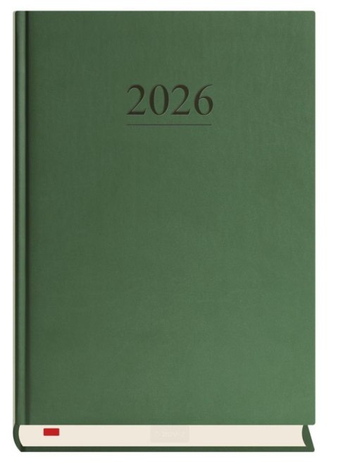 Terminarz 2026 A5 dzienny Menadżera zielony