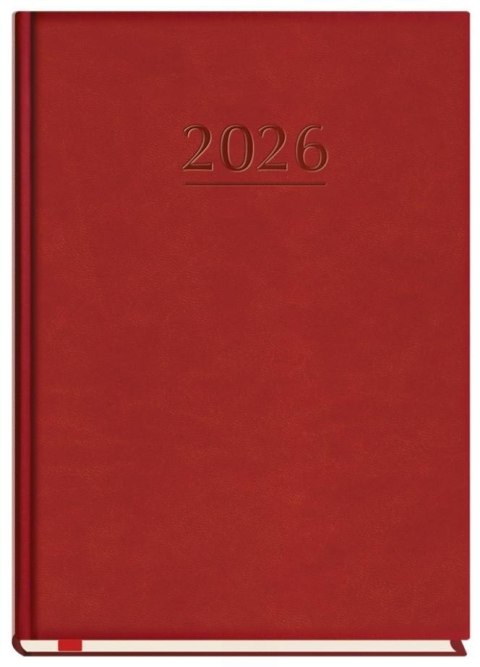 Terminarz 2026 A5 tygodniowy Popularny bordowy