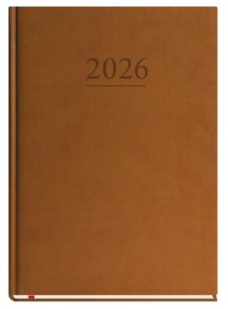 Terminarz 2026 B5 tygodniowy klasyczny brązowy