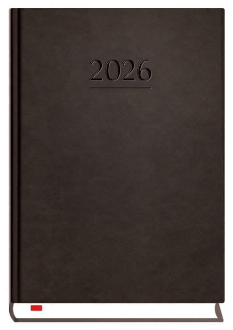 Terminarz 2026 B6 dzienny powszechny czarny