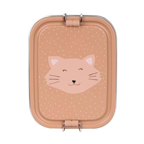 Lunch box metalowy mały Kot