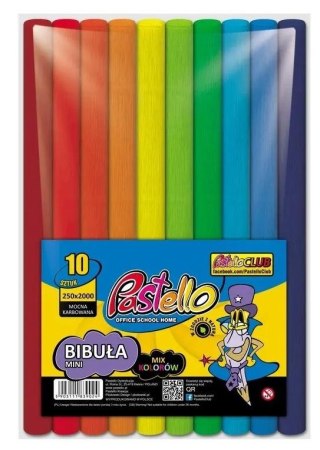 Bibuła marszczona mini 25x200cm 10 kolorów