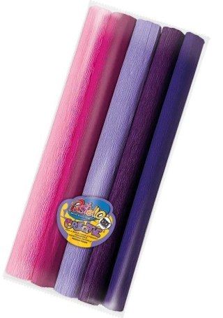 Bibuła mini 25x200cm odcieni różowych 5 kolorów