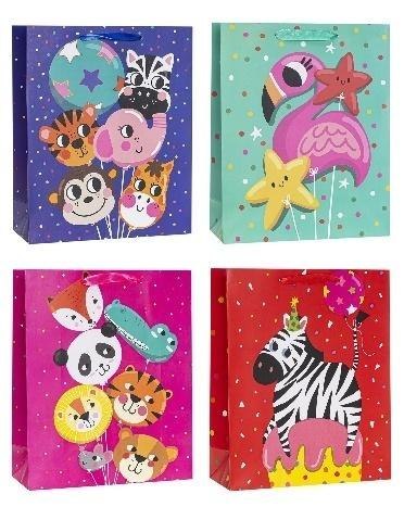 Torebka ozdobna 26x32x10cm dziecięce mix ROZETTE