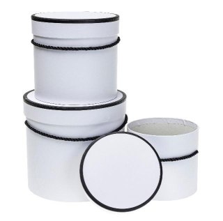 Pudełko Flower Box 3szt biały ROZETTE