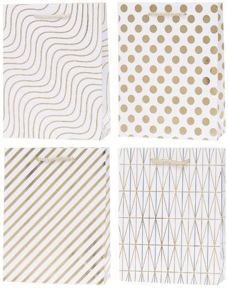 Torebka Lux 26x32x10cm hot-stamp mix ROZETTE