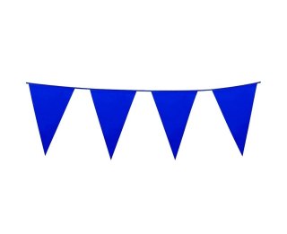 Girlanda flagi niebieskie 10m