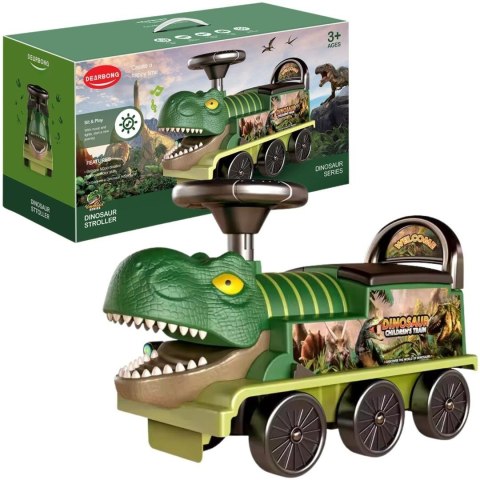 Jeździk lokomotywa dinozaur