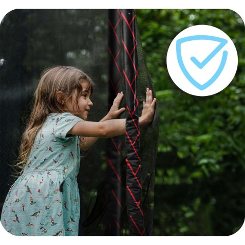 Trampolina ogrodowa 8ft/252cm z siatką zewnętrzną i drabinką Neo-Sport